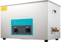 VEVOR 30L Ultrasone Reiniger - Draaiknopbediening met Verwarmingstimer - Roestvrij Staal 304 - Ultrasoonreiniger voor Brillen / Sieraden / Glazen / Tandheelkundige Instrumenten