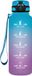 Unyqoos® Grote lekvrije sportdrinkfles plastique 1500 ml bleu violet