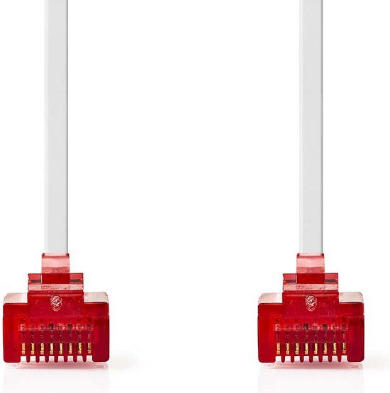 Nedis CAT6 Netwerkkabel - RJ45 - RJ45 - 0.5m - Wit