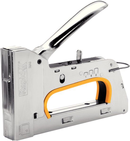 Rapid R33 - Handtacker - Ergonomisch - Staal - Met oranje detail