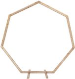 vidaXL Huwelijksboog Lichtbruin 221 x 92 x 216 cm Massief grenenhout