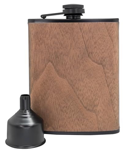 Wijn Bouquet FIA 1277 roestvrijstalen heupfles ontwerp hout 8 oz alcohol drank accessoires