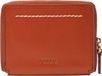 FOSSIL Westover Card Case Leren Kaarthoes Persimmon terracotta