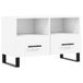 VidaXL Meuble TV & centre de divertissement, blanc, 800 mm x 360 mm x 500 mm, bois