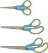 Westcott scharenset - Easy grip - 3-delig - RVS - turquoise/meloengeel - AC-E90028