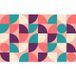 Papier peint panoramique géométrique 325 cm x 203 cm