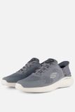 Skechers Bounder 2.0 EMERGED Handsfree sneakers voor heren, leisteen, 48,5 EU