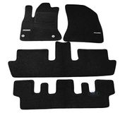 J&J AUTOMOTIVE Custom Black Velvet Floor Mats for C4 Grand Picasso 2006-2013