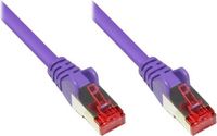 VARIA Group Patchkabel Cat. 6 S/FTP, 15 meter, paars, met PiMF-constructie en PVC-omhulsel