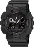 Casio G-Shock GA-100-1A1ER quartz horloge, chronograaf, zwart, met een band van kunststof, waterdicht tot 20 ATM