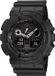 Casio G-Shock GA-100-1A1ER quartz horloge, chronograaf, zwart, met een band van kunststof, waterdicht tot 20 ATM