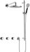 Hotbath Cobber X - CX7067 - Inbouw Regendoucheset - Chroom