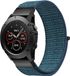 Strap-it Nylon Quickfit smartwatch bandje - dark mist grey