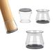 Lot de 16 embouts en silicone pour pieds de chaise, avec patins en feutre