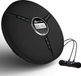 KLIM Lecteur CD portable avec pile intégrée, incluant écouteurs KLIM Fusion - Noir