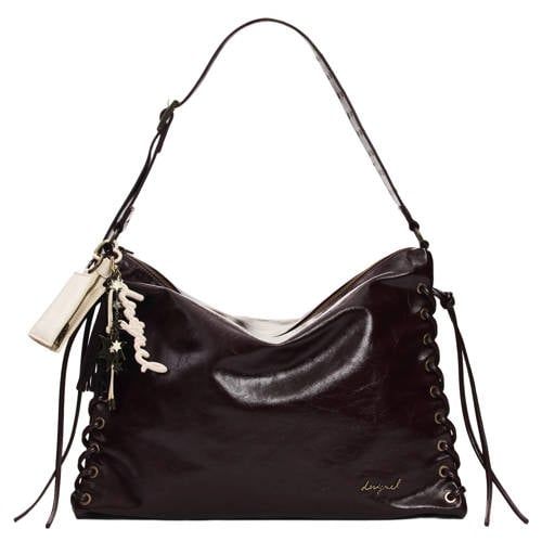 Desigual schoudertas donkerbruin