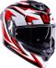 AGV K5 Zenithar Integraalhelm Zwart/wit/rood