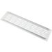 Gedotec Grille de ventilation en aluminium avec nervures rainurées, 100 mm - Blanc anodisé - 800 mm