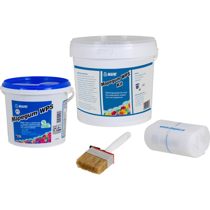Norton Mapei Mapegum WPS douche kit 3-delig