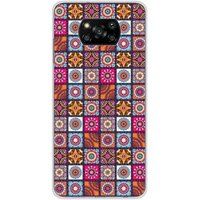 Xiaomi Poco X3 / X3 Pro Patchwork mandala bedrukt siliconen hoesje