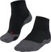 FALKE TK2 Short anti-blaar dik wol functioneel materiaal wandelsokken heren zwart - maat 46-48