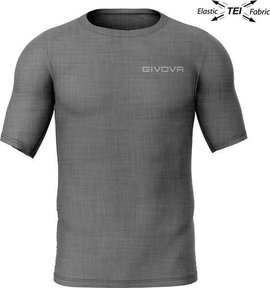 Givova Corpus 2 Korte Mouwen Basislaag Grijs XL Unisex