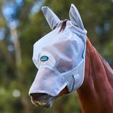 Weatherbeeta Comfitec Fijn Gaas Vliegenmasker Met Oren & Neus - Grijs - Large