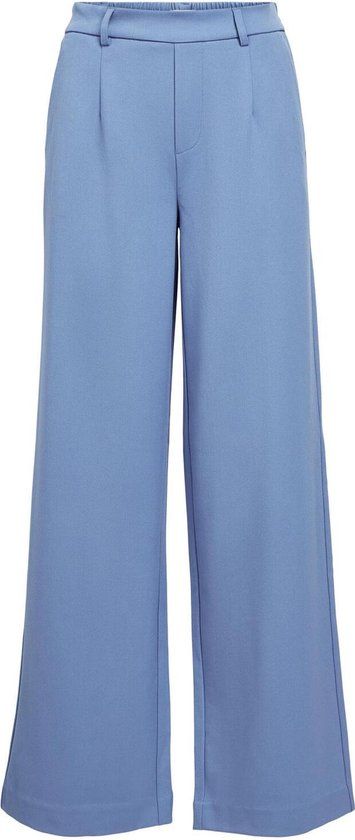 Object Objlisa Wide Pant Dames - Lichtblauw - Maat 34
