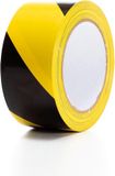 Perel Slijtvaste markeringstape 5 cm x 33 m, zwart/geel
