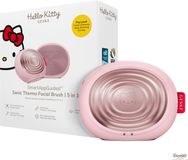 Hello Kitty GESKE x Hello Kitty | SmartAppGuided™ Sonic Thermo Facial Brush | 5 in 1 | Huidreiniging | Reinigingsborstel met warmtefunctie | Gezichtsmassager | Elektrische borstel | Gezichtsreinigingstool