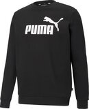 PUMA ESS Big Logo Crew FL Men's Sweater - Black - Size S