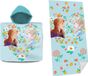 Disney Frozen Set cape de bain/poncho et serviette de plage/de bain - pour enfants