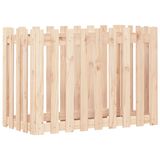 VidaXL Jardinière surélevée avec conception de treillis 100x50x70 cm bois de pin