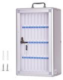 OEM Handy-Aufbewahrungsschrank, 36 Fächer, Aluminium, Wandmontage, Silber