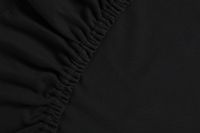 Ambiante Jersey Fitted Sheet - 90x200/210 - Black