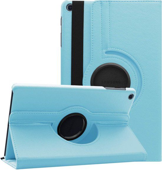 ZT Accessoires Samsung Galaxy Tab S5e T720 / T725 Draaibaar Hoesje met stylus pen Multi stand Case - Licht blauw