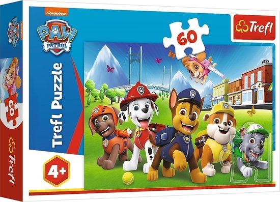 Trefl Paw Patrol Puzzel - 60 Stukjes - 3+ Jaar