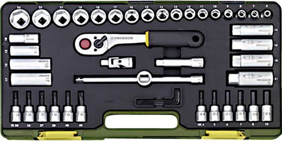 Proxxon Industrial 23282 Dopsleutelset Metrisch 3/8 (10 mm) 47-delig