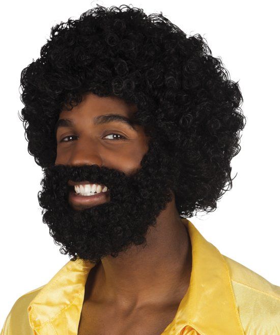 Boland Pruik met baard voor volwassenen - Verkleedpruik - One size