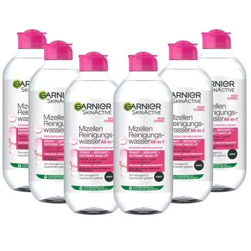 Garnier Micellaire Reinigingswater - 6 x 400ml - Droge & Gevoelige Huid