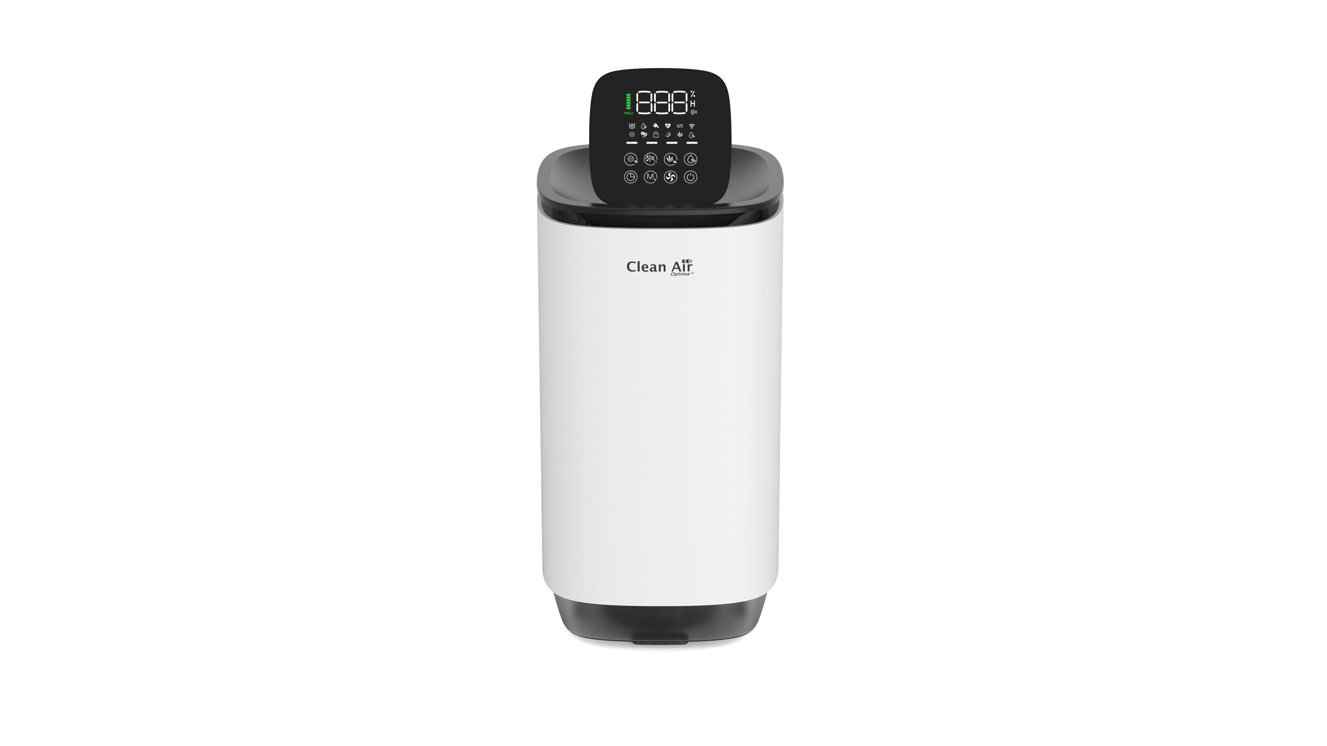 Clean Air Optima CA-806 Smart - 2in1 Hybride Luchtbevochtiger en Luchtreiniger - Zwart/Wit