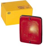 HELLA 2SA 003 236-341 Achterlicht - Halogeen - 24/12V - Inbouw - Lenskleur: Rood - Stekker: Platte stekker - links/rechts - Aantal: 1