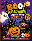 BOO! Halloween Activity Book for Kids Ages 4–8