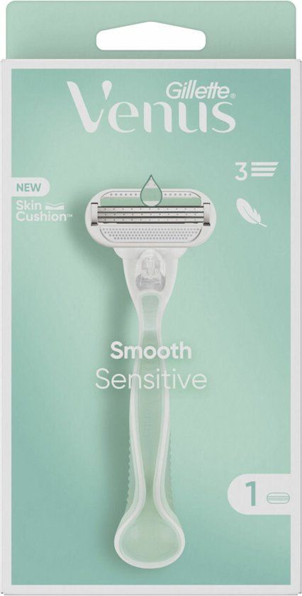 Gillette Venus Scheersysteem Smooth Sensitive - 3 Scheerbladen - 1 Stuks