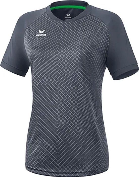 Erima Madrid Shirt Korte Mouw Dames - Slate Grey - Maat 34