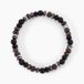Bracelet Naturel Acier Argenté Agate Labradorite Bronzite
