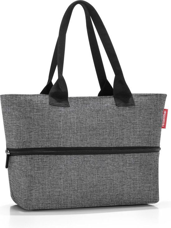 Reisenthel Shopper E1 Shopper Schoudertas - Twist Silver Grijs - 12L