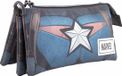 Marvel Captain America - Étui à crayons étoile - Multicolore