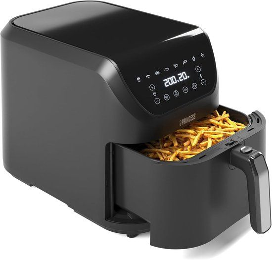 Princess Digitale Airfryer XXL 182256 - 8L - Zwart - 2000W - PFAS vrij