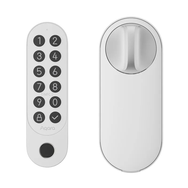 Aqara Smart Lock U200 Kit - Wit - Slim Deurslot - Vingerafdruk & Pincode - Apple Home Key - Bluetooth & Matter